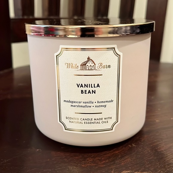 White Barn Other - NIB VANILLA BEAN White Barn 3-wick candle from Bath & Body Works